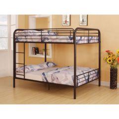 ACME BRISTOL DARK BROWN FINISH FULL/FULL BUNK BED