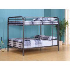 ACME BRISTOL GUNMETAL FINISH FULL/FULL BUNK BED