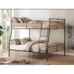 ACME BRANTLEY II SANDY BLACK & DARK BRONZE HAND-BRUSHED FINISH FULL XL/QUEEN BUNK BED