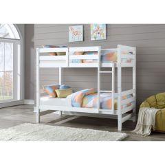 ACME RONNIE WHITE FINISH TWIN/TWIN BUNK BED