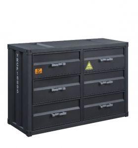 ACME CARGO GUNMETAL FINISH DRESSER