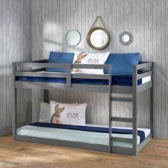 ACME GASTON GRAY FINISH TWIN LOFT BED