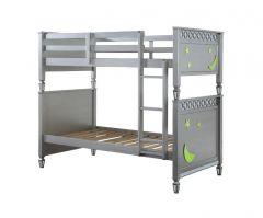 ACME VALERIE SILVER FINISH TWIN/TWIN BUNK BED