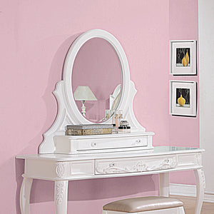 COASTER BEDROOM CAROLINE VANITY MIRROR WHITE