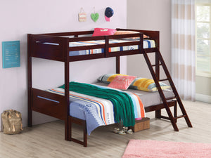 COASTER BEDROOM LITTLETON TWIN/FULL BUNK BED ESPRESSO