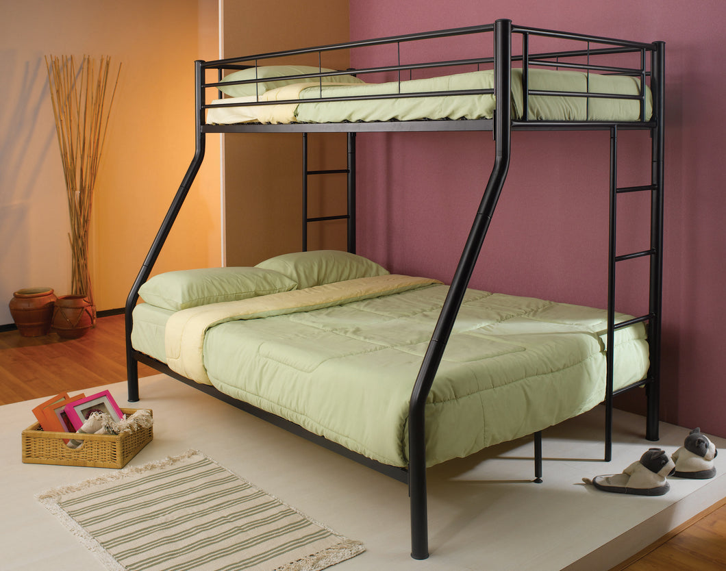 COASTER BEDROOM HAYWARD TWIN OVER FULL BUNK BED BLACK