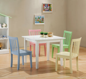 COASTER MULTI COLOR RORY 5-PIECE DINING SET