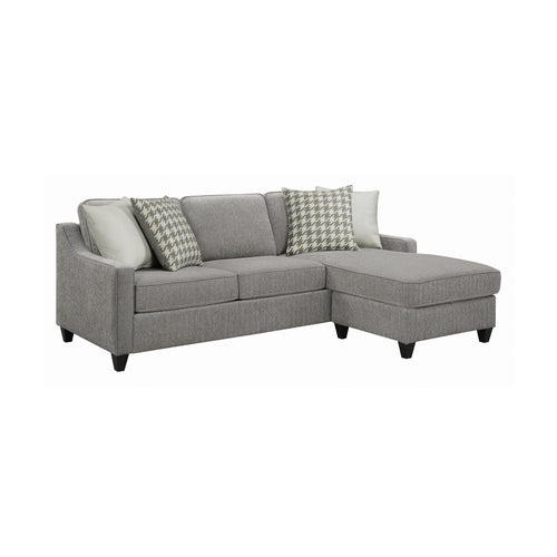 COASTER LIVING-ROOM MCLOUGHLIN UPHOLSTERED SECTIONAL CHARCOAL