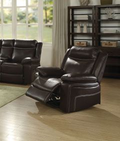 ACME CORRA ESPRESSO PU MOTION RECLINER