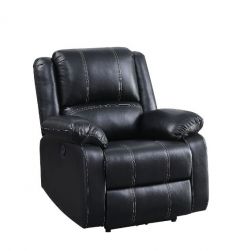 ACME ZURIEL BLACK PU POWER MOTION  RECLINER