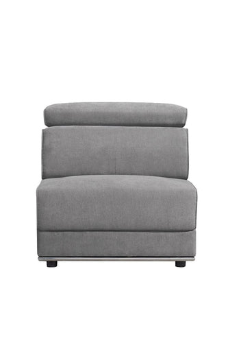 ACME ALWIN DARK GRAY FABRIC MODULAR - ARMLESS CHAIR