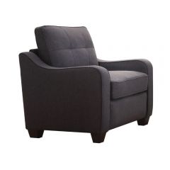 ACME CLEAVON II GRAY LINEN CHAIR