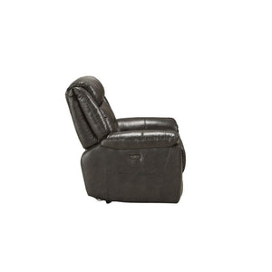 ACME IMOGEN GRAY LEATHER-AIRE POWER MOTION RECLINER W/USB