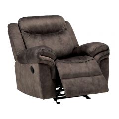 ACME ZUBAIDA TWO TONE CHOCOLATE VELVET MOTION GLIDER RECLINER