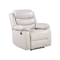 ACME EILBRA BEIGE PU POWER MOTION RECLINER