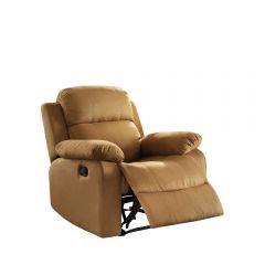 ACME PARKLON BROWN MICROFIBER MOTION RECLINER