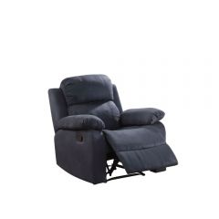 ACME PARKLON BLUE MICROFIBER MOTION RECLINER