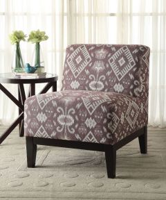 ACME HINTE PATTERN FABRIC ACCENT CHAIR