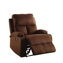 ACME ROSIA CHOCOLATE MICROFIBER MOTION RECLINER