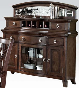 ACME KEENAN DARK WALNUT DINING ROOM SET