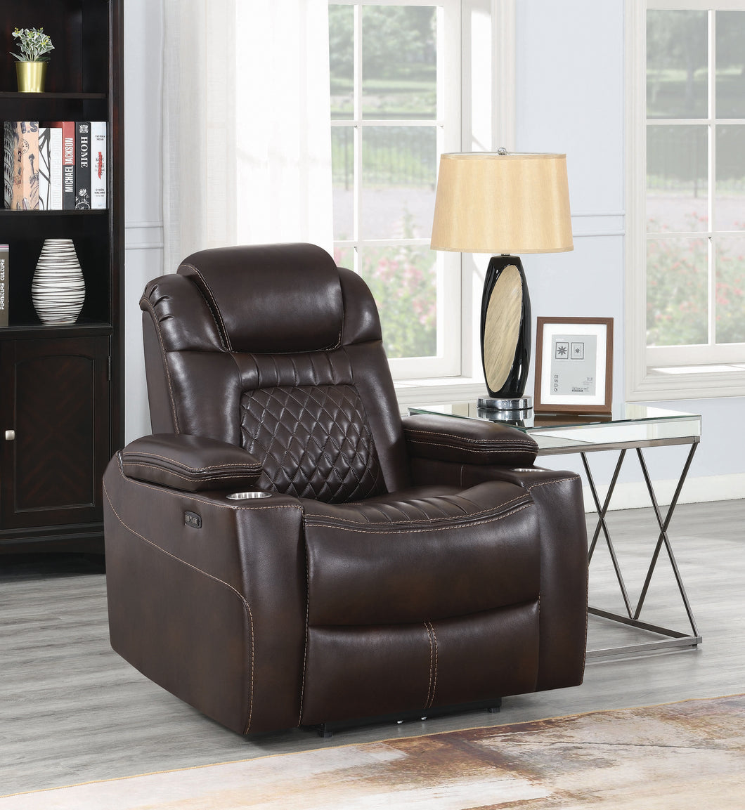 COASTER LIVING-ROOM KORBACH UPHOLSTERED POWER^2 RECLINER ESPRESSO