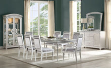 Load image into Gallery viewer, ACME MAVERICK PLATINUM DINING ROOM SET