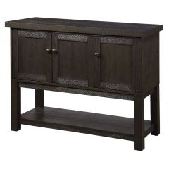 ACME HADDIE DISTRESSED WALNUT FINISH SERVER