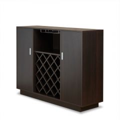 ACME HAZEN ESPRESSO FINISH WINE CABINET