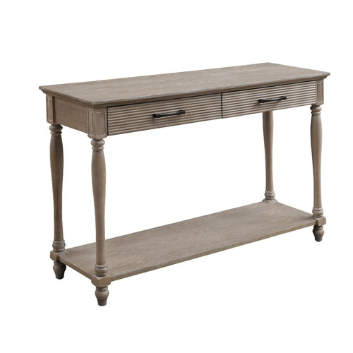 ACME ARIOLO WEATHERED OAK FINISH SOFA TABLE