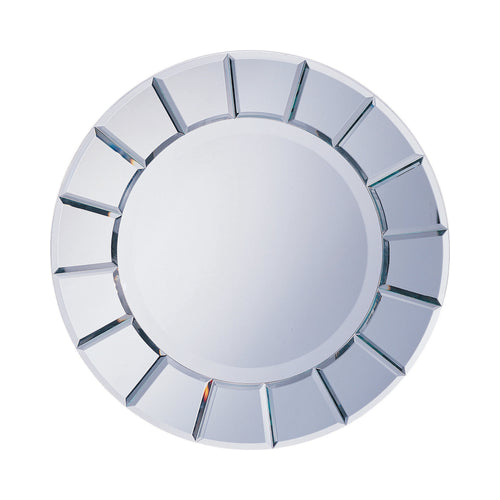 COASTER OFFICE-ACCESSORY ROUND SUN-SHAPED MIRROR SILVER