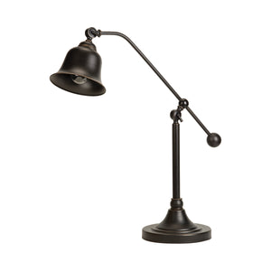 COASTER BELL SHADE TABLE LAMP DARK BRONZE