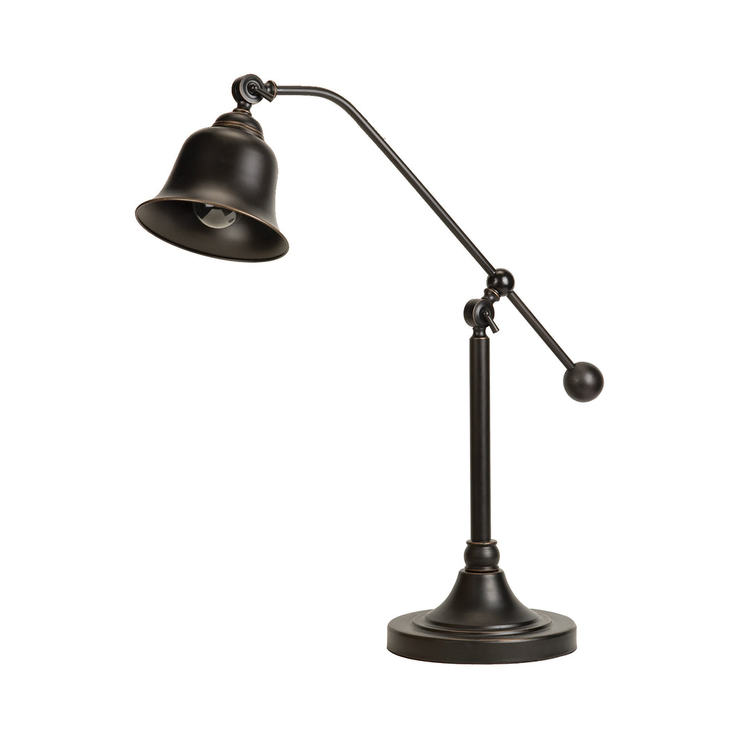 COASTER BELL SHADE TABLE LAMP DARK BRONZE