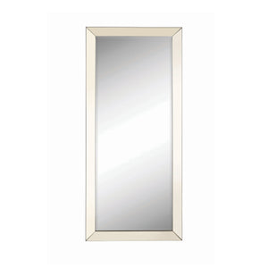 COASTER OFFICE-ACCESSORY RECTANGULAR FLOOR MIRROR SILVER