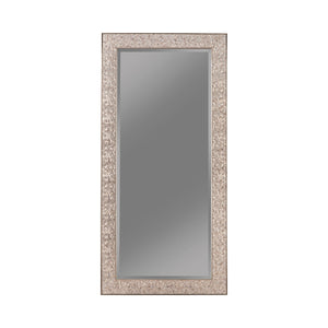 COASTER OFFICE-ACCESSORY RECTANGULAR FLOOR MIRROR SILVER SPARKLE