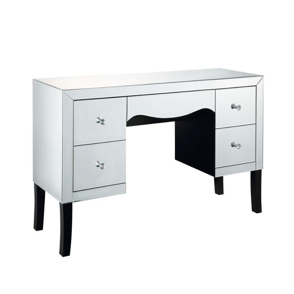 ACME DOMINIC MIRRORED VANITY DESK