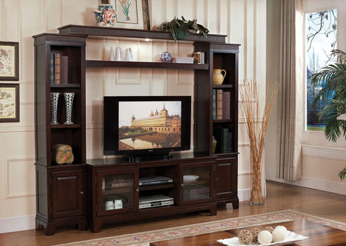 ACME HALDEN MERLOT FINISH ENTERTAINMENT CENTER