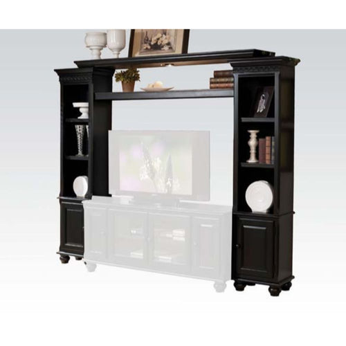 ACME FERLA BLACK FINISH ENTERTAINMENT CENTER