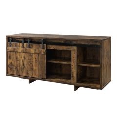 ACME BELLAROSA RUSTIC OAK FINISH TV STAND (SAME AS LV01441)