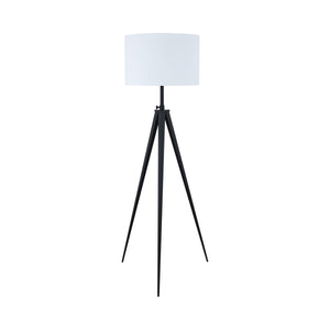 COASTER TRIPOD LEGS FLOOR LAMP WHITE AND BLACK