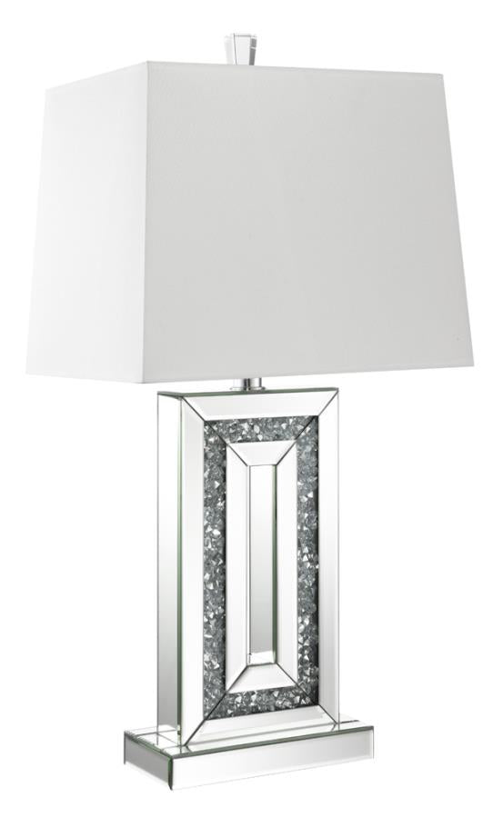 COASTER MIRROR FAUX DIAMOND TABLE LAMP