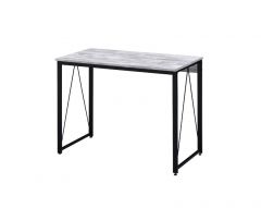 ACME ZAIDIN ANTIQUE WHITE & BLACK FINISH WRITING DESK