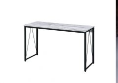 ACME ZAIDIN ANTIQUE WHITE & BLACK FINISH WRITING DESK