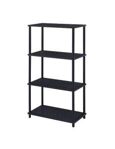 ACME NYPHO BLACK FINISH BOOKSHELF