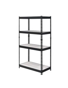 ACME DECMUS NATURAL & BLACK FINISH BOOKSHELF