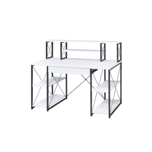 ACME AMIEL WHITE & BLACK FINISH WRITING DESK