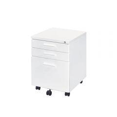 ACME PEDEN WHITE FINISH FILE CABINET