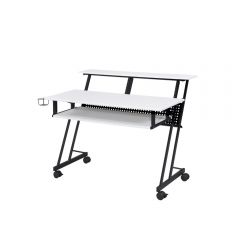 ACME SUITOR WHITE & BLACK FINISH MUSIC RECORDING STUDIO DESK