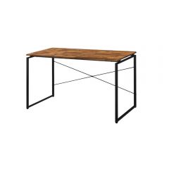 ACME JURGEN OAK & BLACK FINISH WRITING DESK