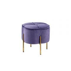 ACME BERGIA LAVENDER VELVET OTTOMAN