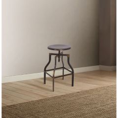 ACME XENA ANTIQUE COPPER FINISH ADJUSTABLE STOOL W/SWIVEL